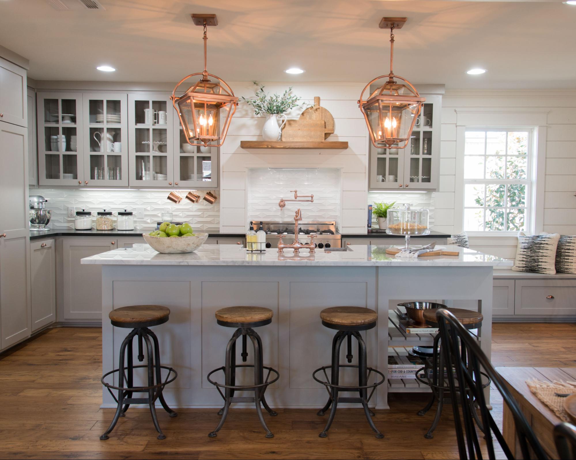 Seven Farmhouse Kitchen Designs ~ Hallstrom Home