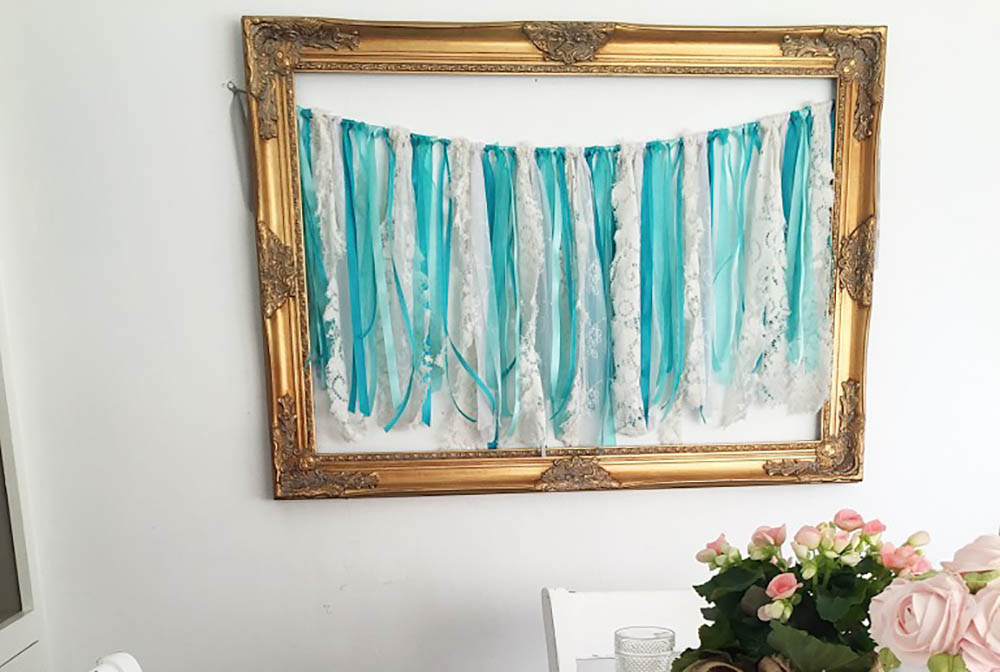 DIY Bohemian Tattered Banner Garland