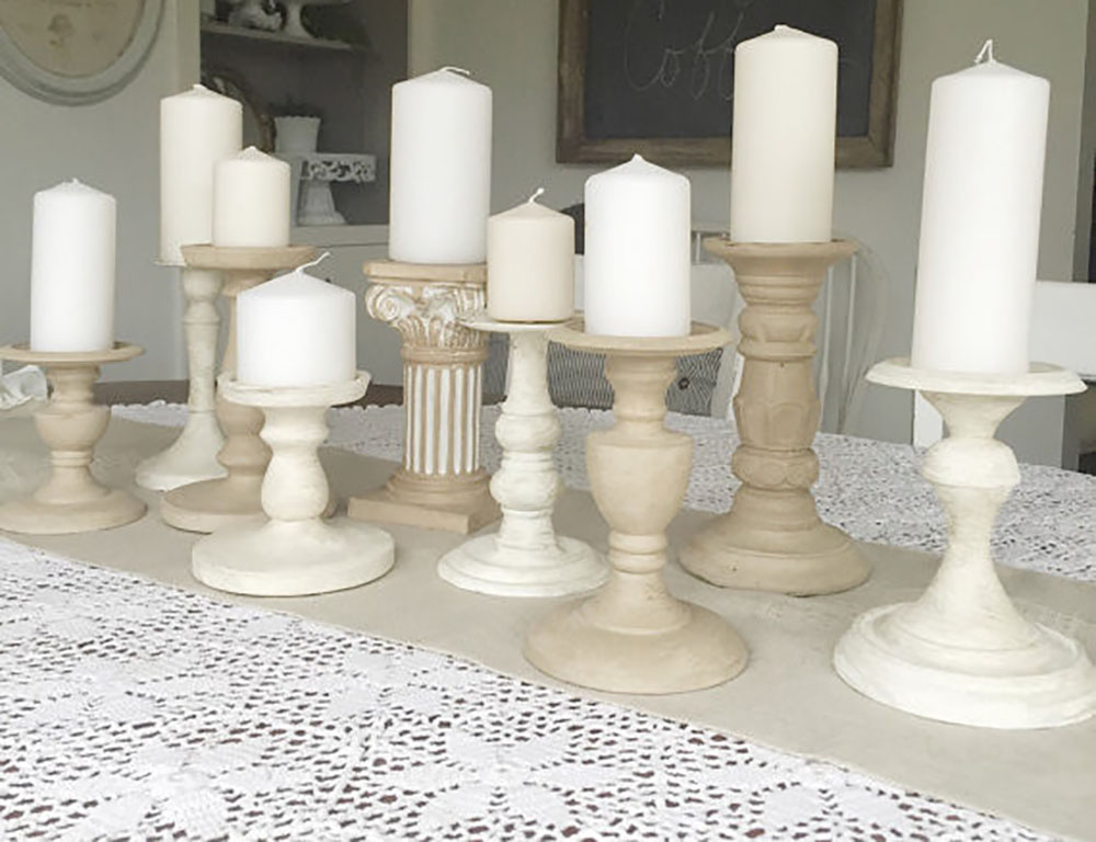 Designing French Wedding Candle Holders