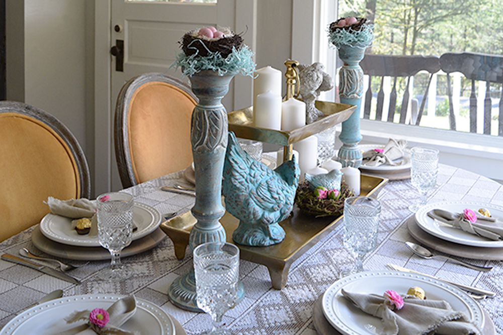 Pretty Easy Party Decor DIY Linen Napkins