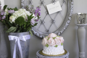 Shabby Chic Wedding Table Centerpieces