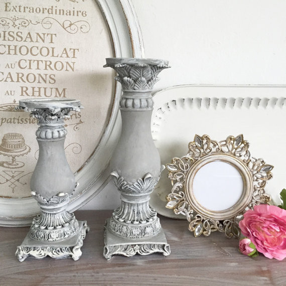 Designing French Wedding Candle Holders