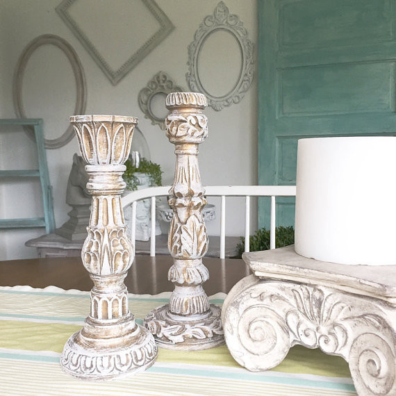 Designing French Wedding Candle Holders