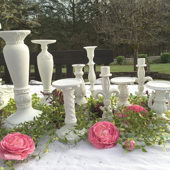 Designing French Wedding Candle Holders