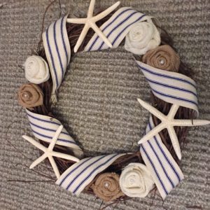 How to Make a Seashell Wreath for Coastal Beach Home