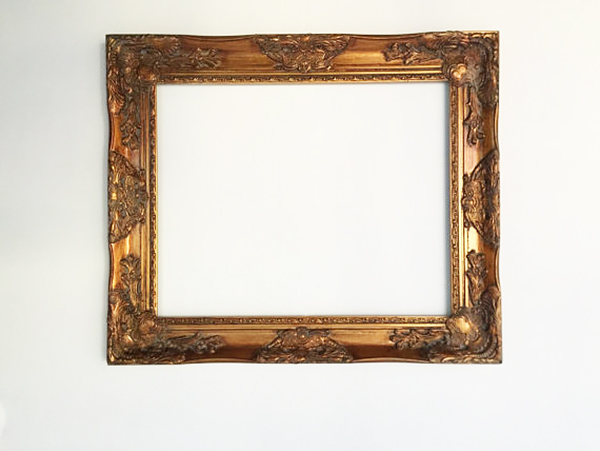 gold frame by Hallstrom Home