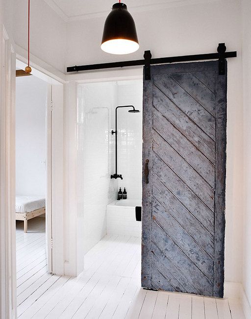 Hallstrom Home shiplap door