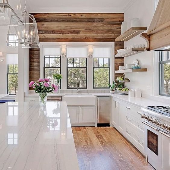 Hallstrom Home shiplap kitchen