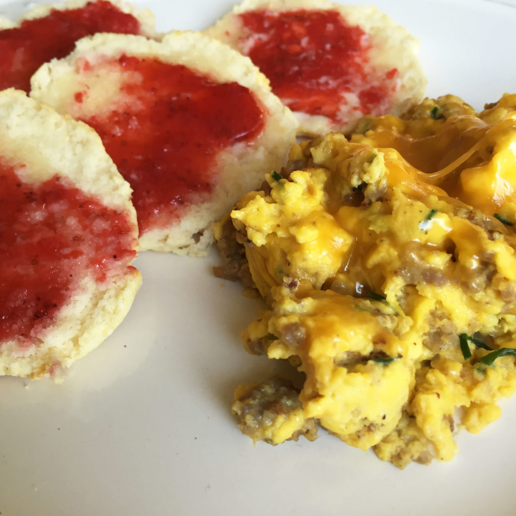 Hallstrom Home's Busy Mom's Farm Fresh Egg Breakfast Recipe