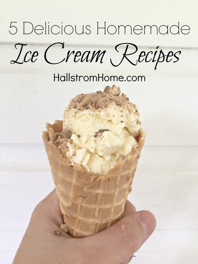 5 delicious ice cream recipes by Hallstrom Home