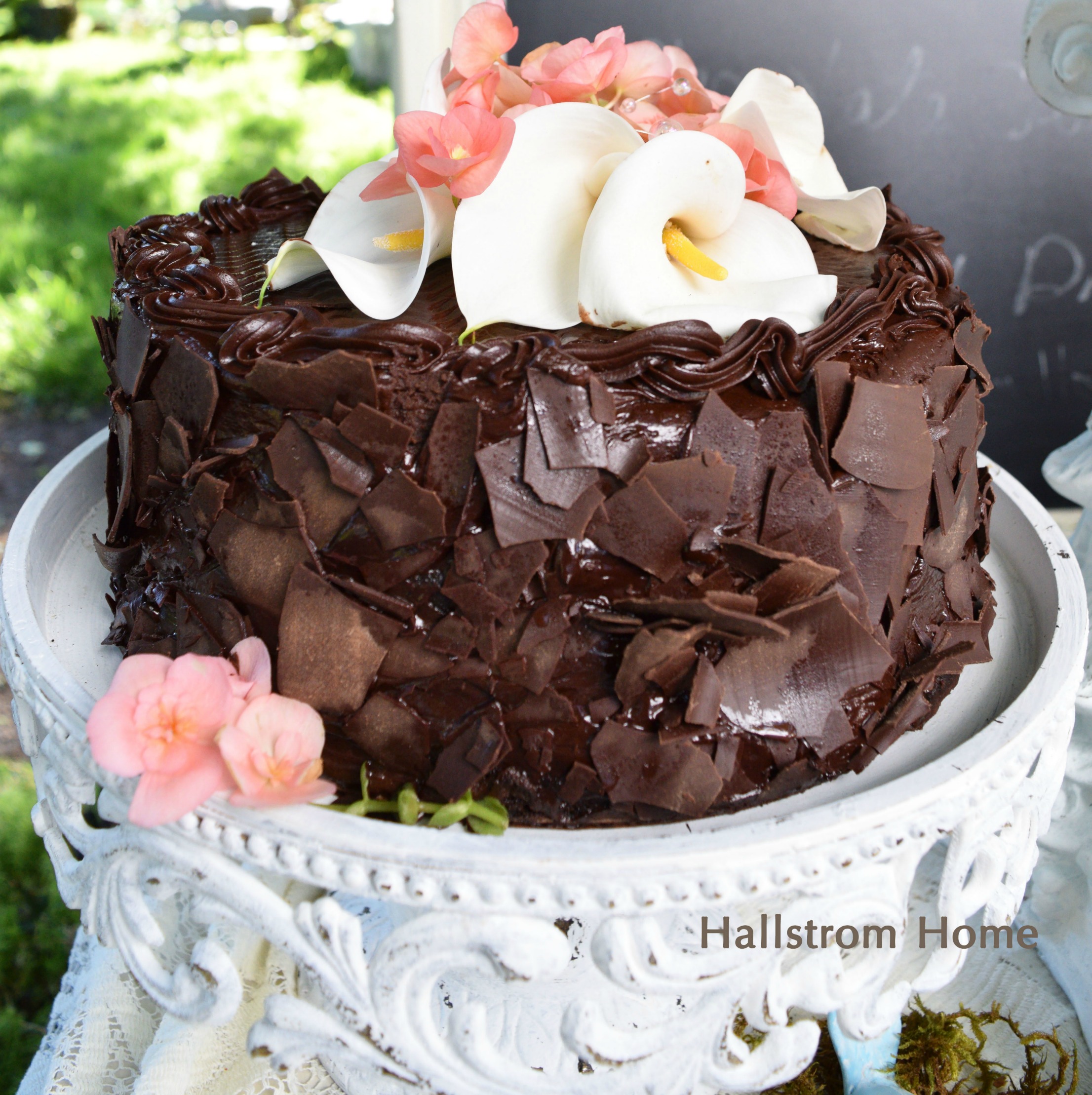 Garden Party Tablescape Decor Cake by Hallstrom Home