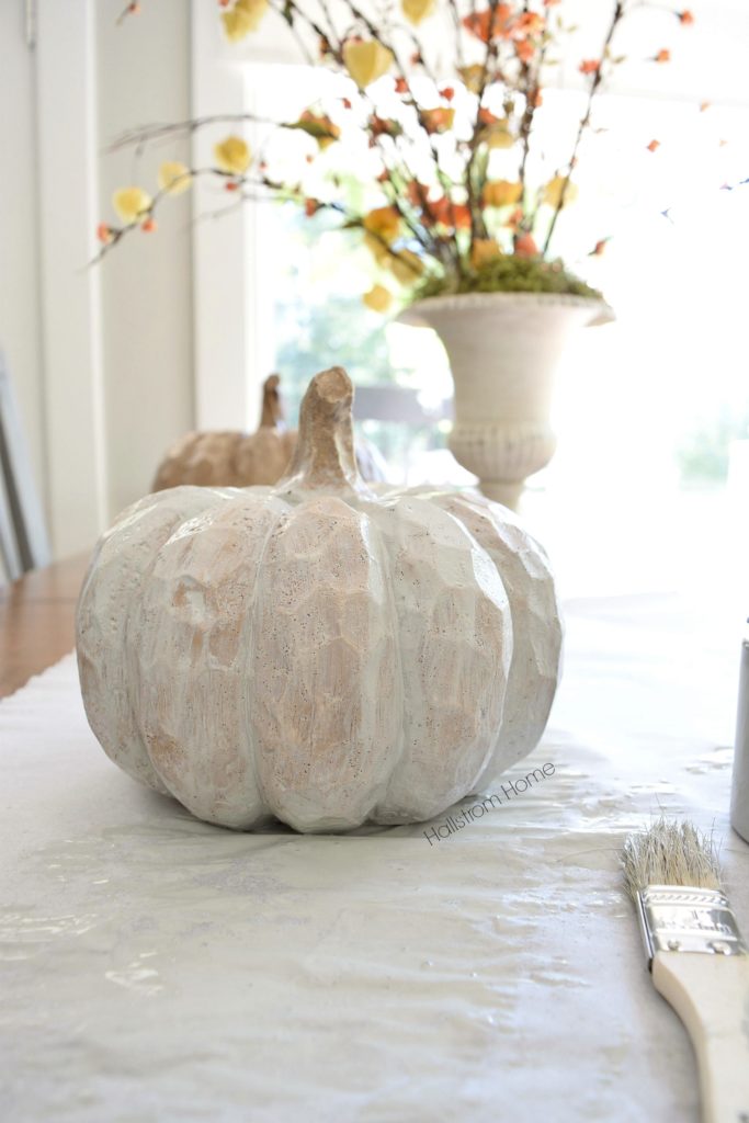 Chalk Paint Pumpkins recipe Hallstrom Home