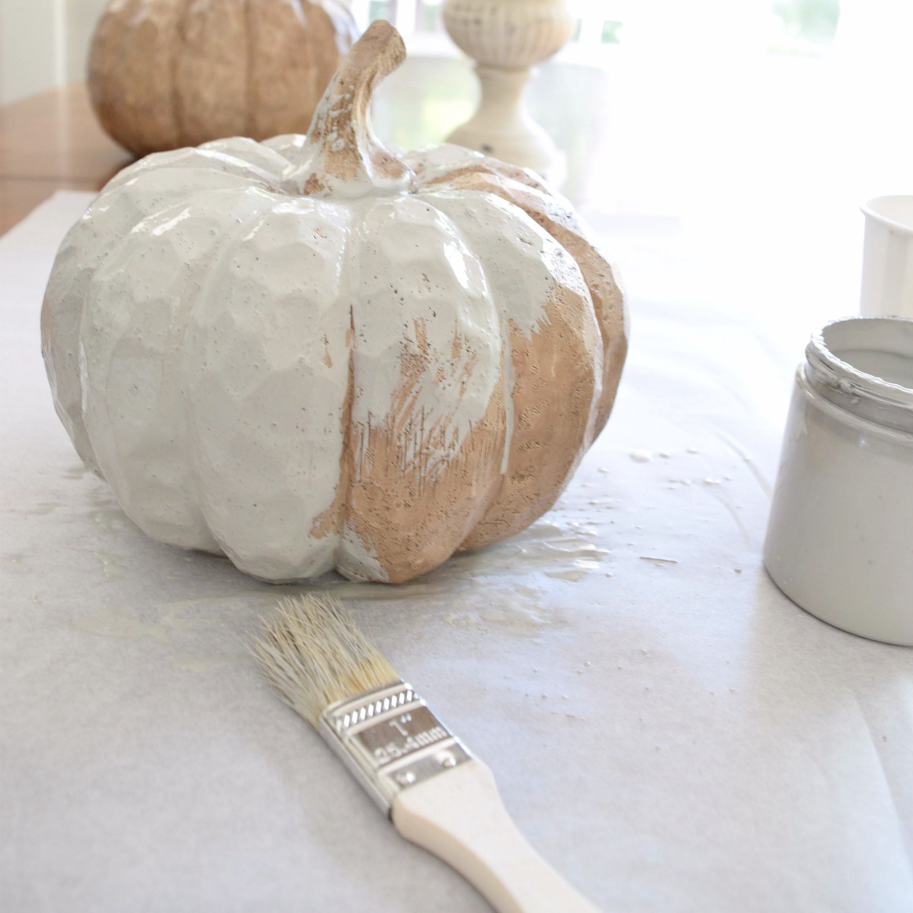 Chalk Paint Pumpkins Hallstrom Home