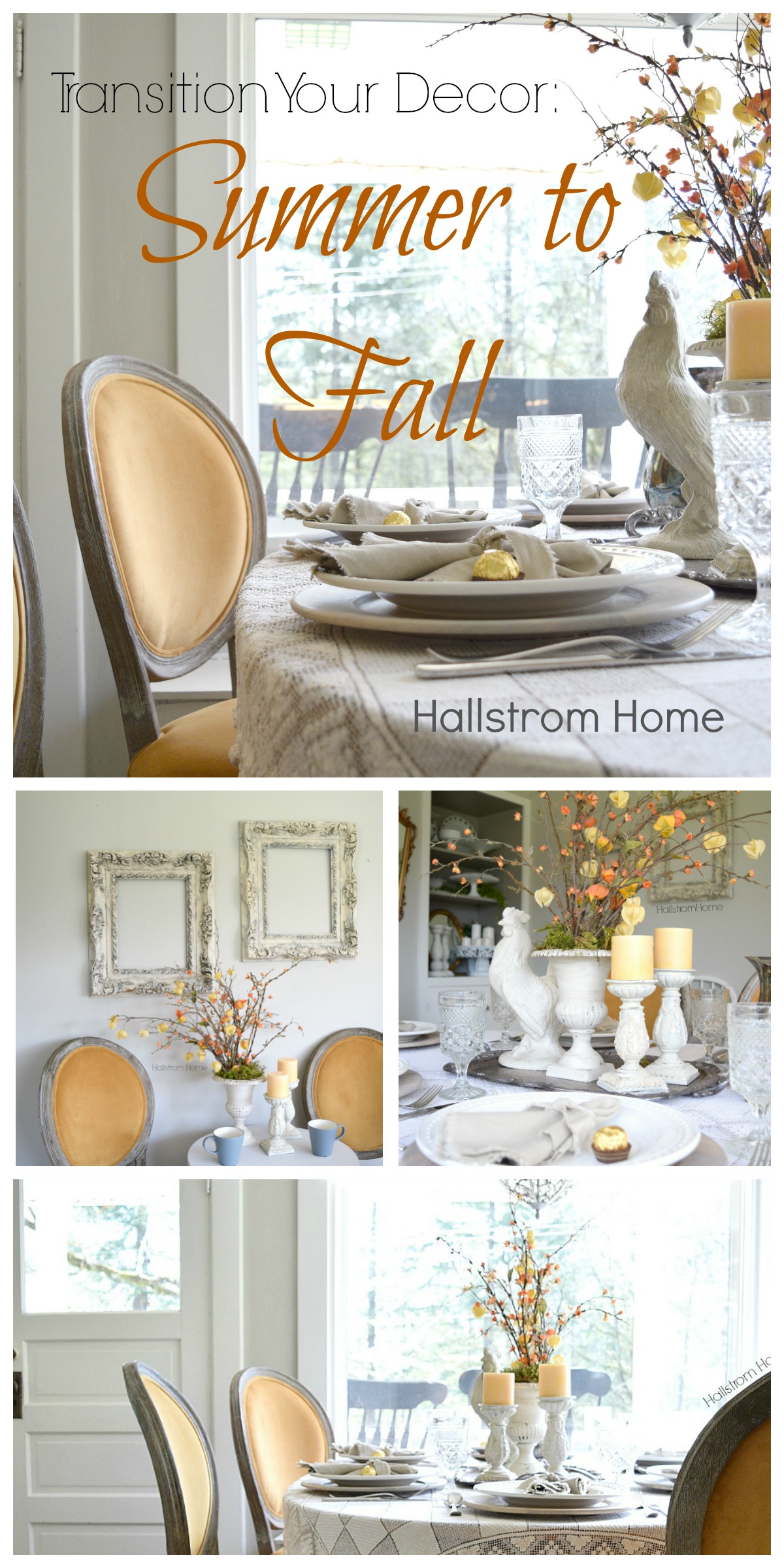 Transition Your Decor From Summer to Fall by Hallstrom Home