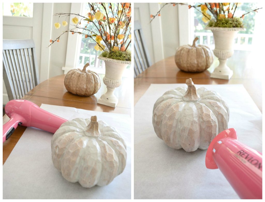 chalk paint pumpkins tutorial Hallstrom Home