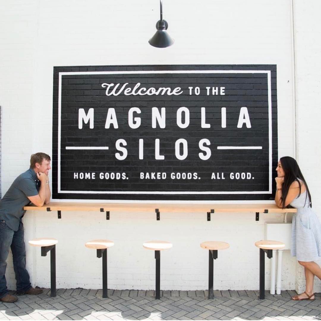 Chip and Joanna Gaines at the Silos 