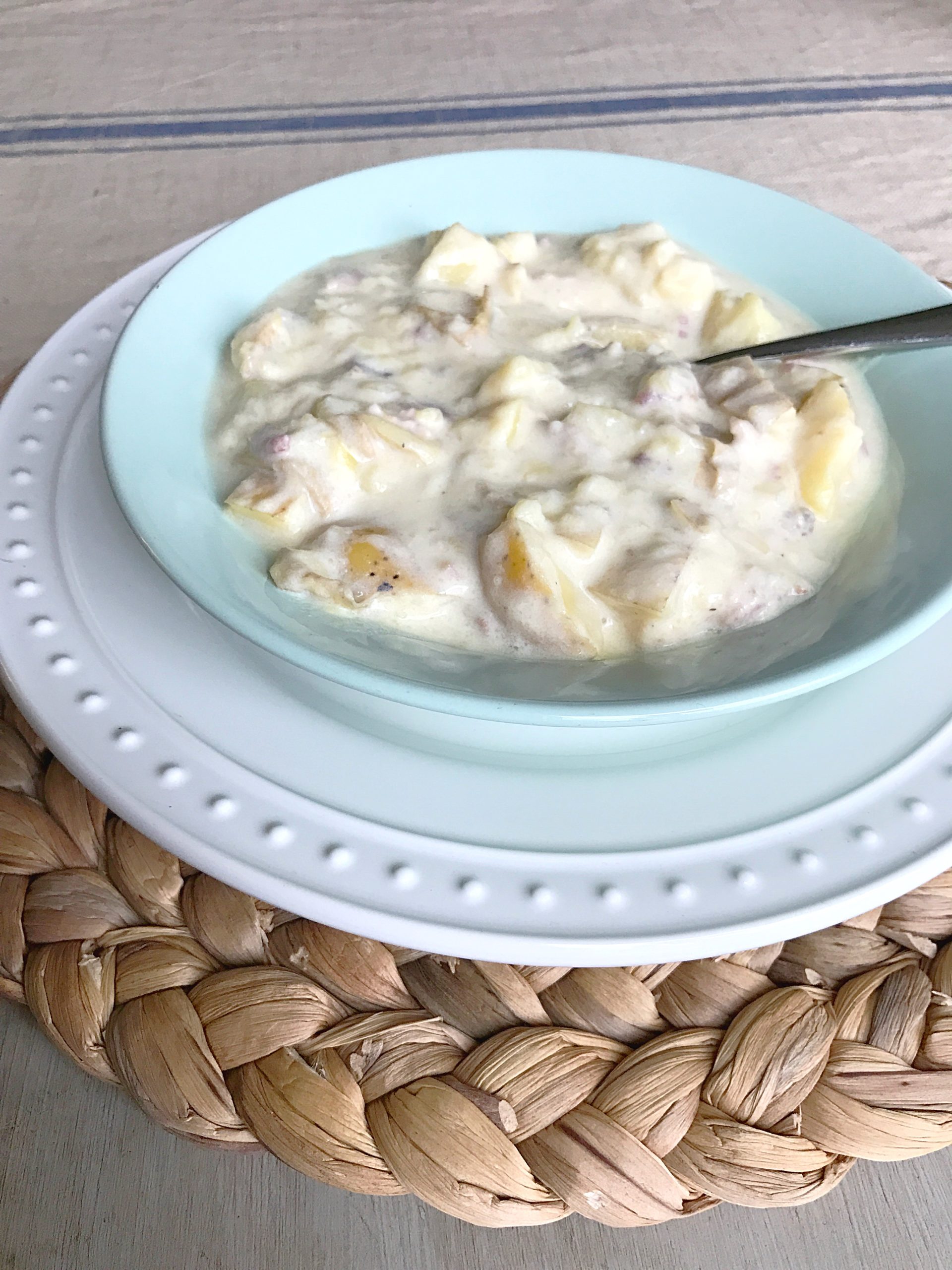 Creamy Potato Soup with Bacon