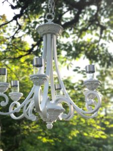 DIY Solar Light Hanging Chandelier