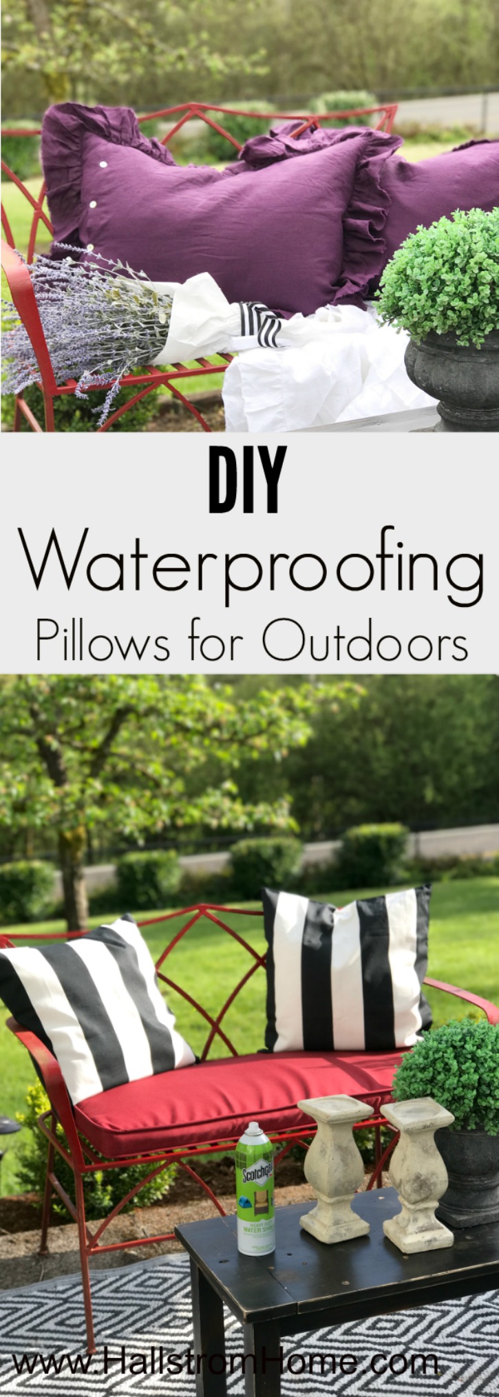 DIY Waterproofing Pillows for Outdoors