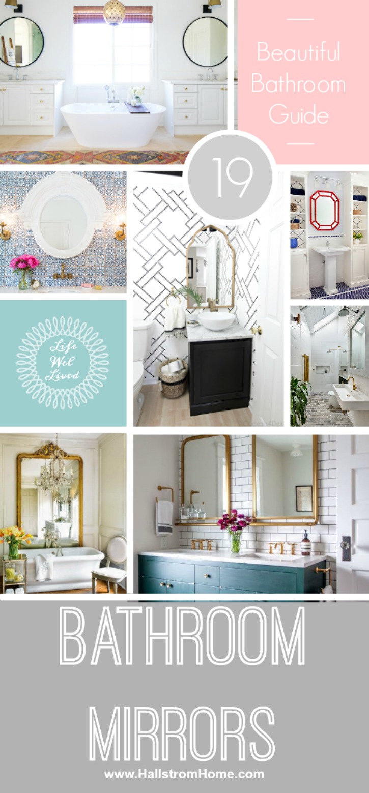 19 Trendy Bathroom Mirrors – Hallstrom Home