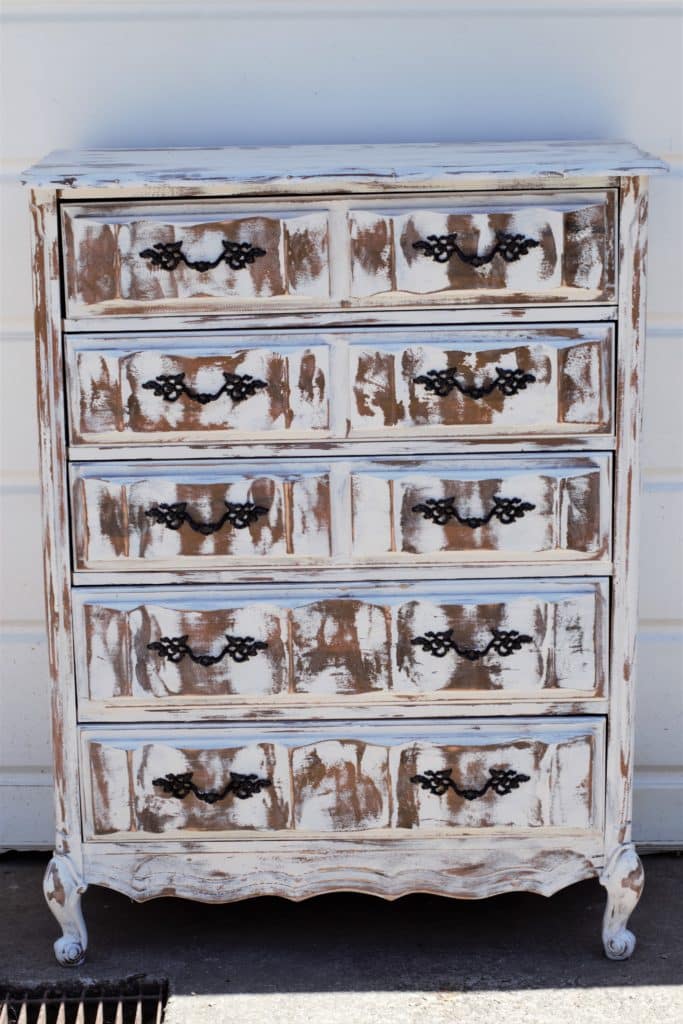 DIY Chippy Paint with Vaseline Hallstrom Home