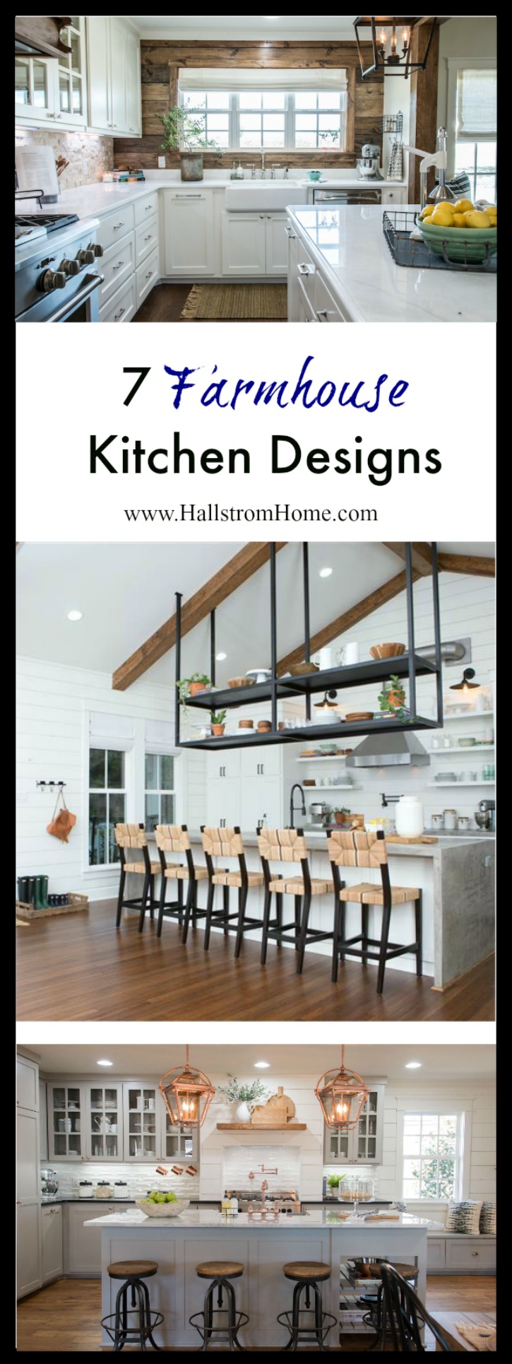 Seven Farmhouse Kitchen Designs