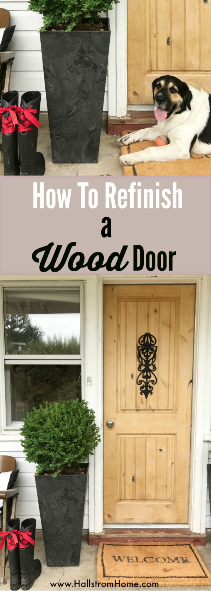 How to Refinish a Wood Exterior Door