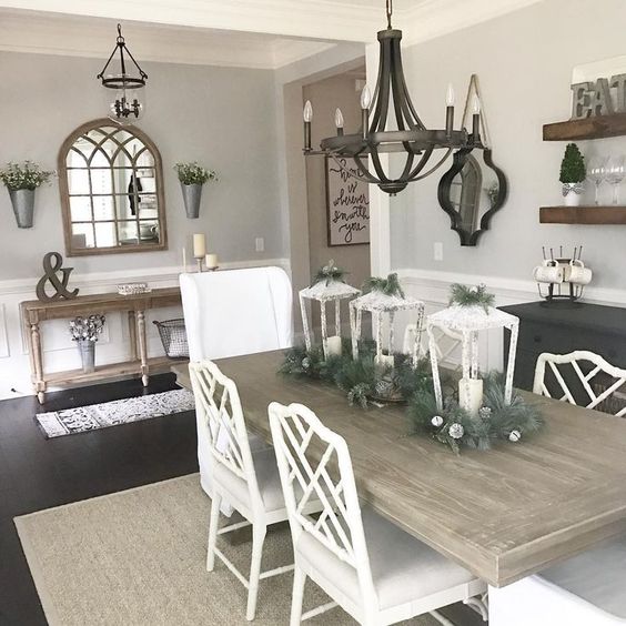 13 Gorgeous Farmhouse Chandeliers For, Shabby Chic Dining Room Lighting