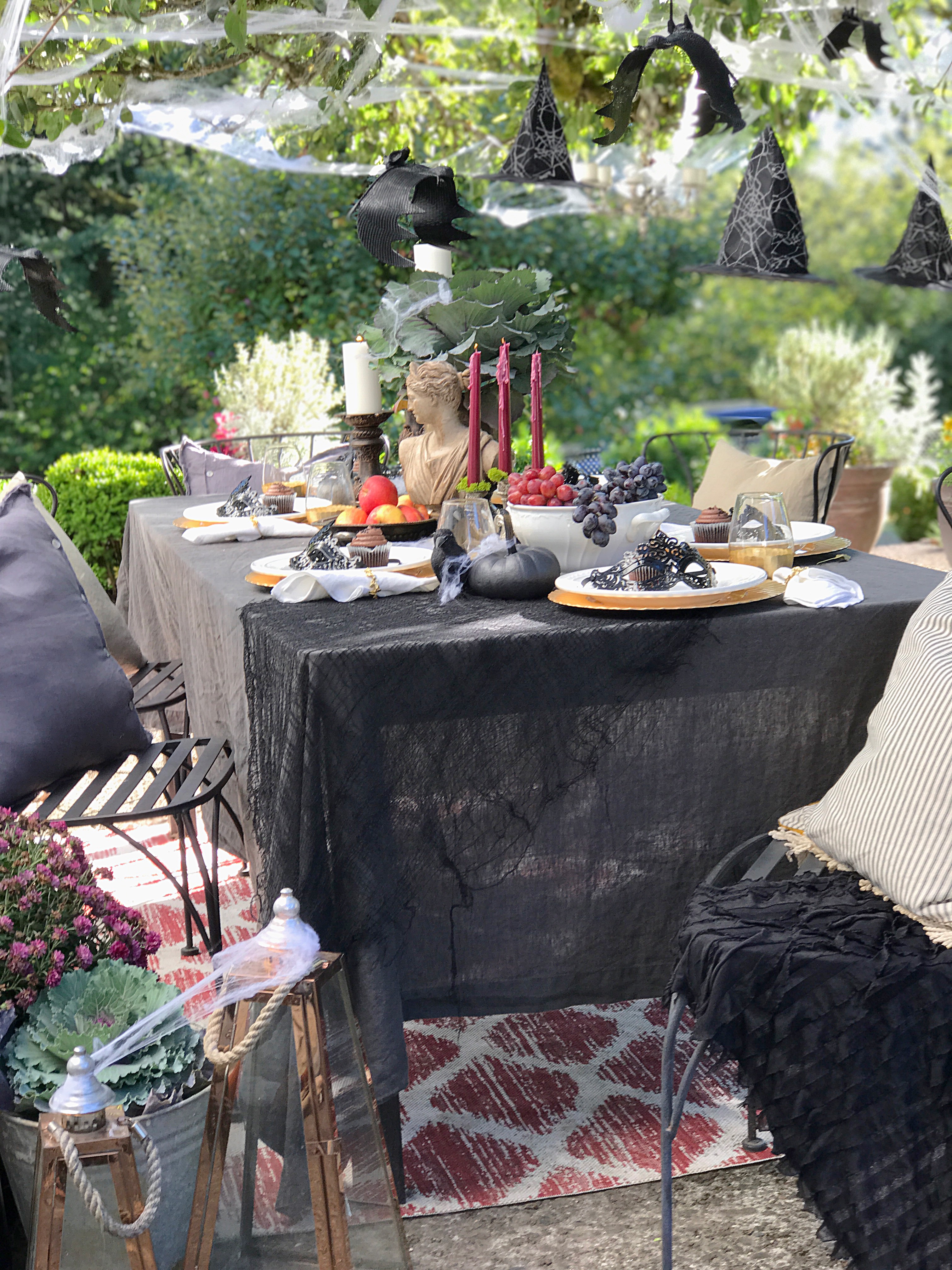 Our Elegant Farmhouse Halloween Tips|chic Halloween Party|Halloween chic|elegant Halloween dinner party|Halloween party themes|Halloween party ideas for adults|Halloween tablescape|Halloween party decor|sophisticated Halloween dinner party|halloween chic|kids parties|halloween party|hallstromhome