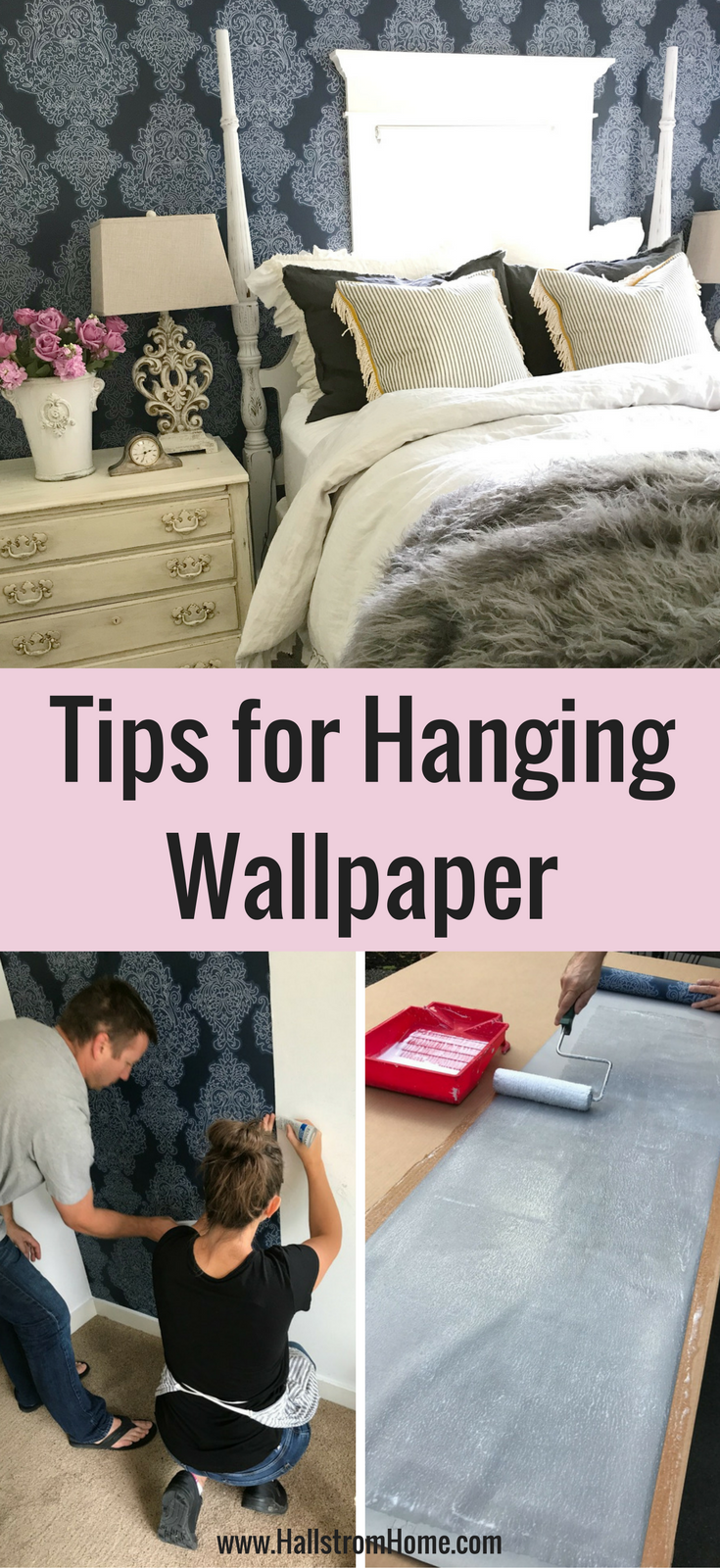 Tips for Hanging Bedroom Wallpaper Without Fighting
