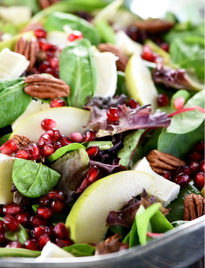Pear and Pomegranate Fruit Salad