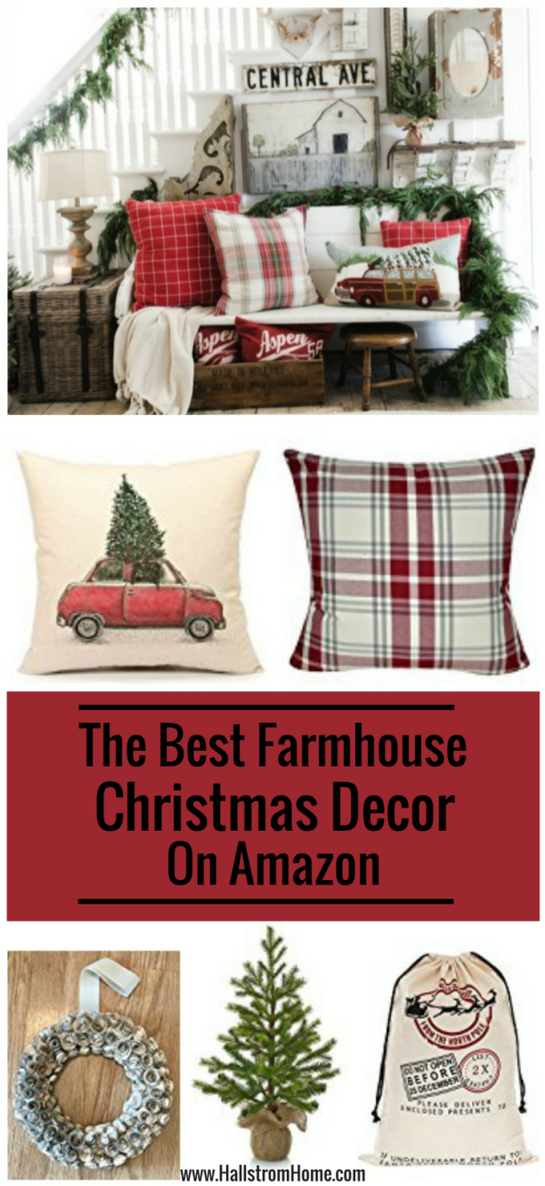 The Best Christmas Farmhouse Decor on Amazon Hallstrom Home