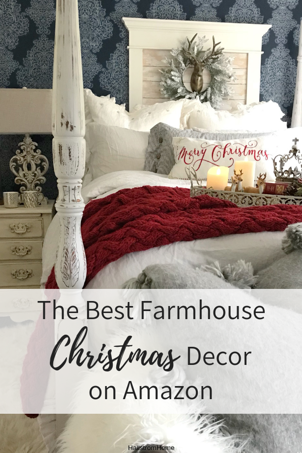 The Best Christmas Farmhouse Decor on Amazon|farmhouse Christmas|Christmas Decor|Amazon Prime|Amazon finds|amazon seasonal decor|Farmhouse Christmas decorating ideas|farmhouse Christmas Decor ideas|Christmas decorating|Christmas ideas|farmhouse Christmas decor|holiday home decor|seasonal Christmas decor|shabby chic Christmas|housebeautiful|hallstromhome