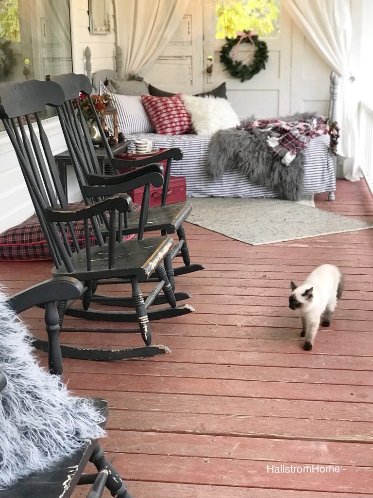 Our Modern Farmhouse Christmas Porch