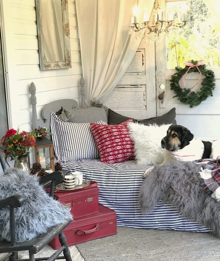 Our Modern Farmhouse Christmas Porch