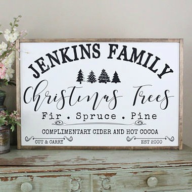 20 Favorite Farmhouse Christmas Signs