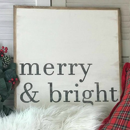 20 Favorite Farmhouse Christmas Signs