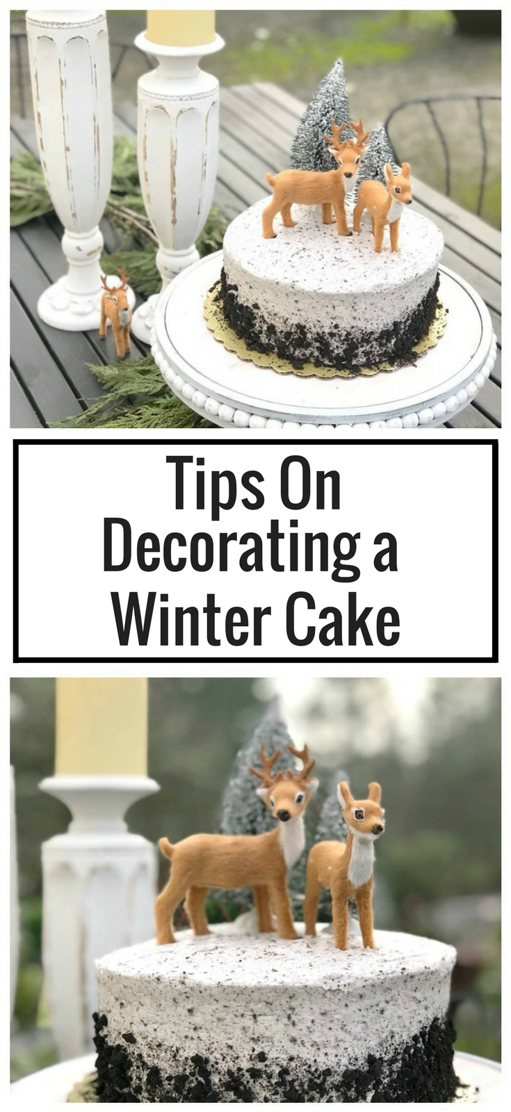 How to Decorate a Store Bought Cake for a Winter Birthday