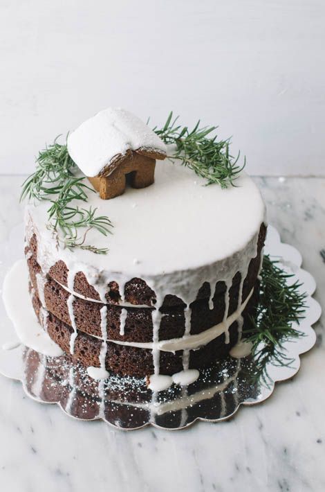 How to Decorate a Store Bought Cake for a Winter Birthday