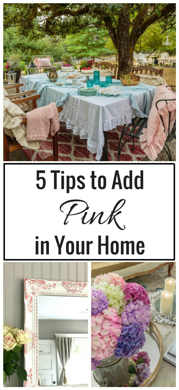 5 Tips to Add Pink in Your Home Decor