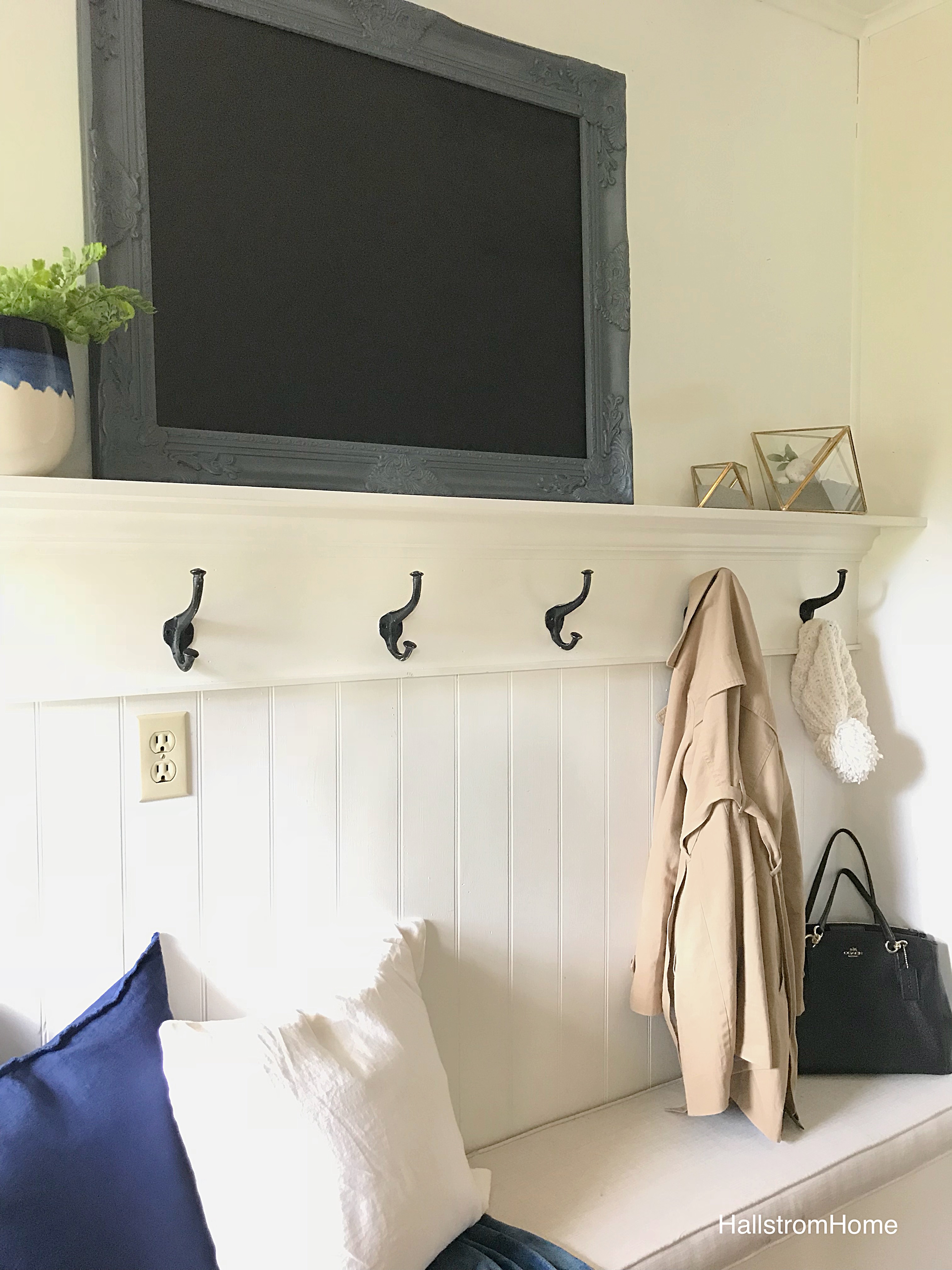 How I Updated the Mudroom for the New Year