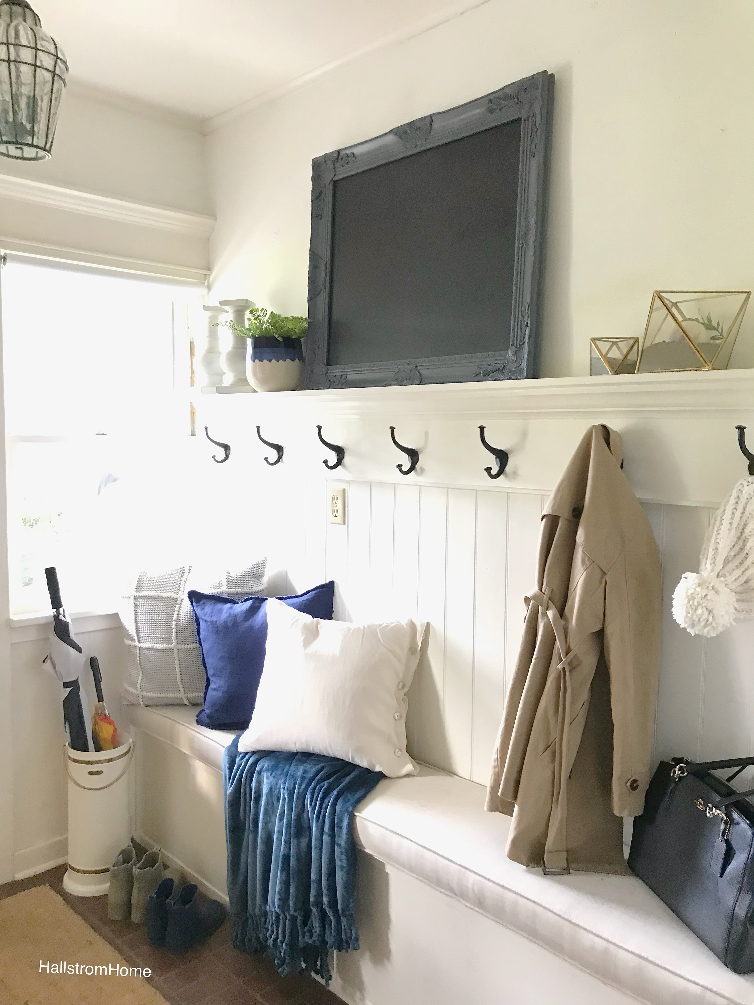 How I Updated the Mudroom for the New Year