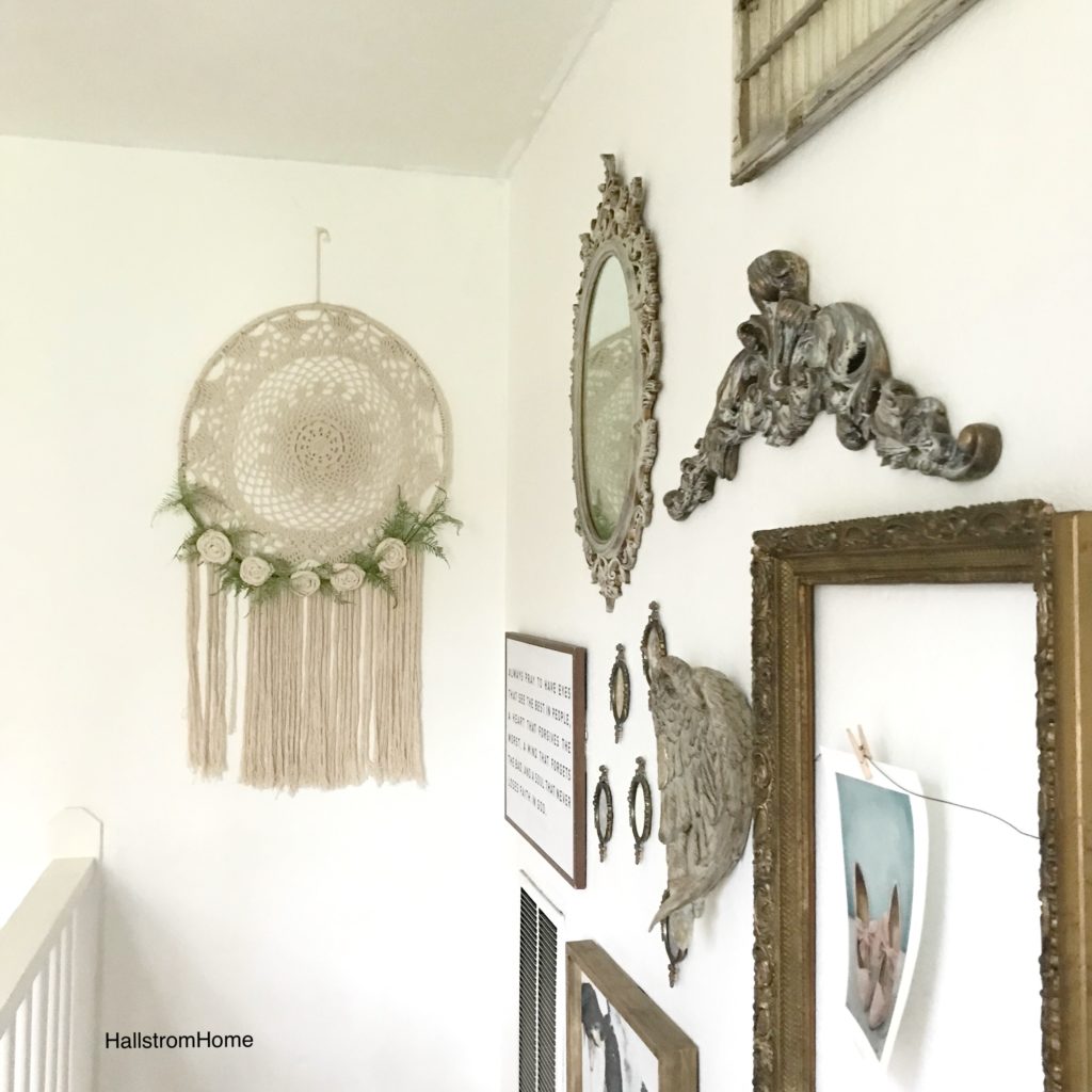 Shabby Chic Farmhouse Gallery Wall