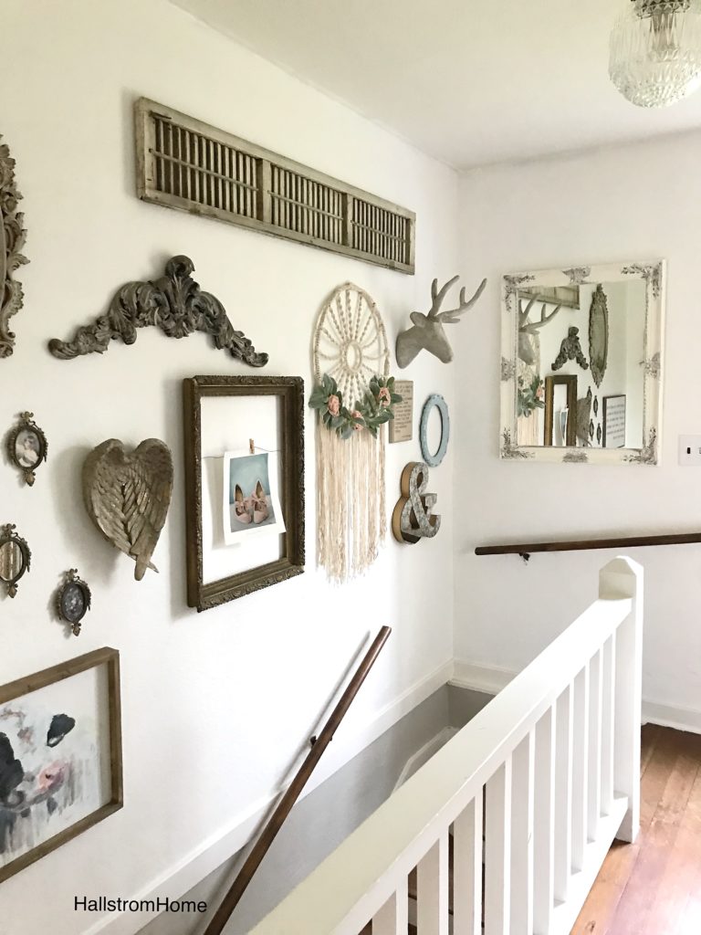 Shabby Chic Farmhouse Gallery Wall