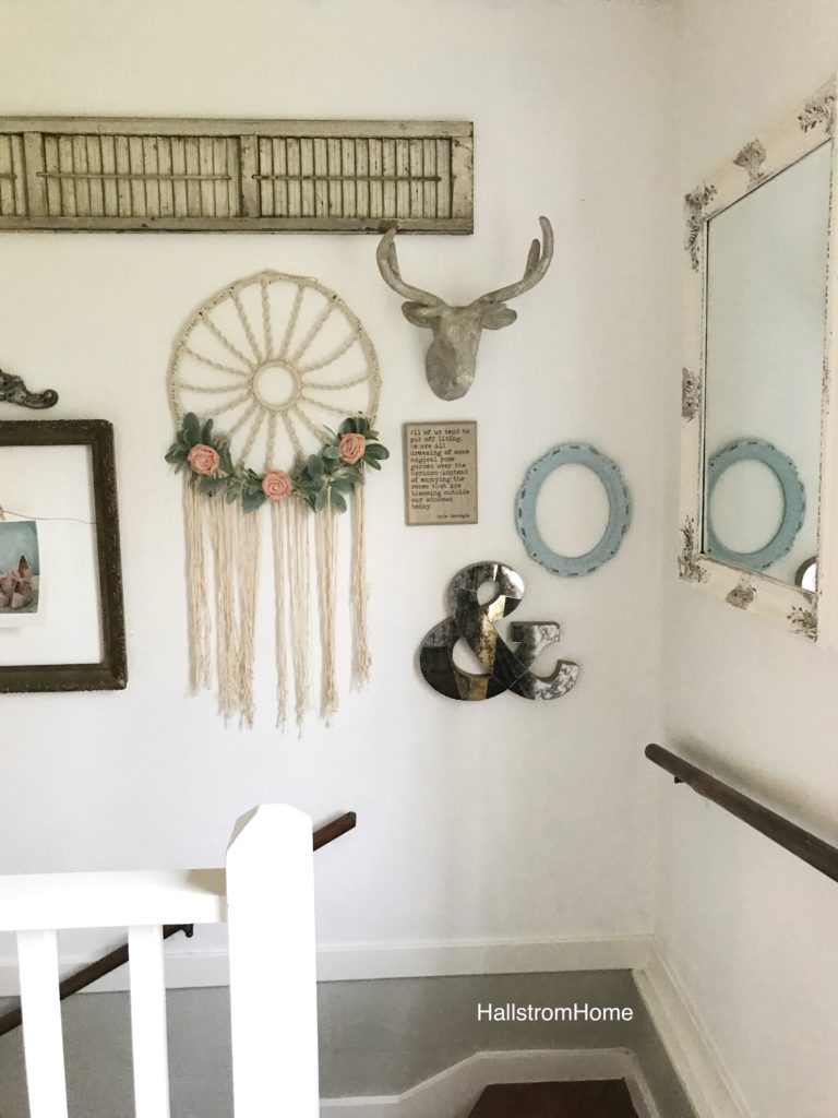 Shabby Chic Farmhouse Gallery Wall