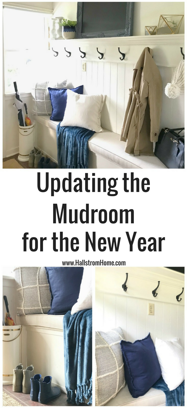 How I Updated the Mudroom for the New Year