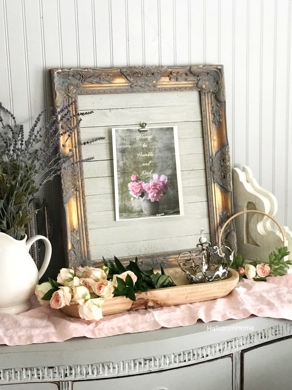 Framed Farmhouse Wall Printable Idea – Hallstrom Home