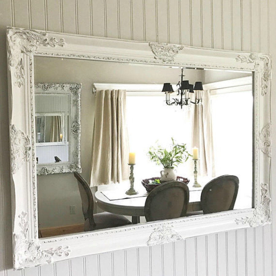 Painting Antique Mirrors, How To Chalk Paint A Mirror Frame