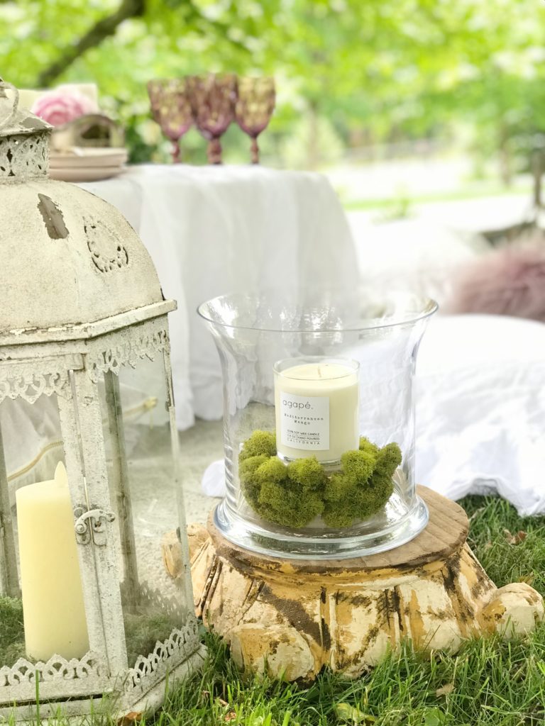 Make Your Outdoor Shabby Chic Wedding Extra Special|outdoor wedding|backyard wedding|weddingdecor|shabby chic|wedding|wedding table|simple wedding|shabby chic wedding|hallstrom home|candle lit wedding|wedding design