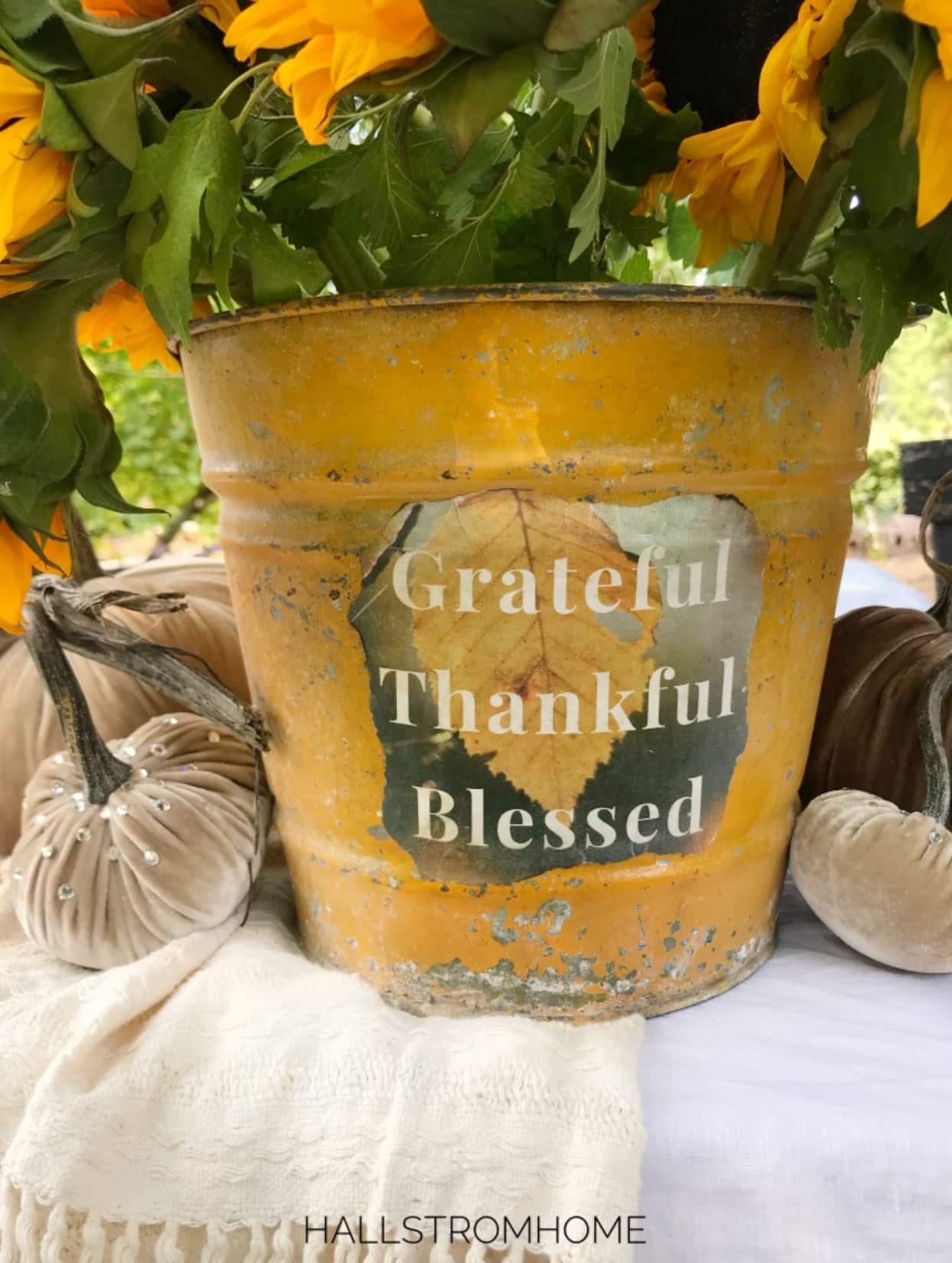 Free Grateful, Thankful, Blessed Printable for Fall – Hallstrom Home